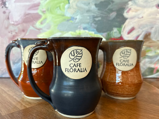 Handmade ceramic mug by MK Ceramics for Cafe Floralia