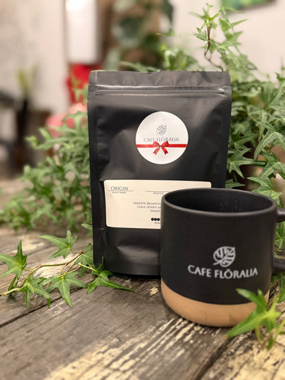 4 oz sample bag of Cafe Floralia Origin Roast coffee, Honduran medium roast
